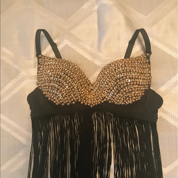 Fringe Party Bra Top - Picture 2 of 4